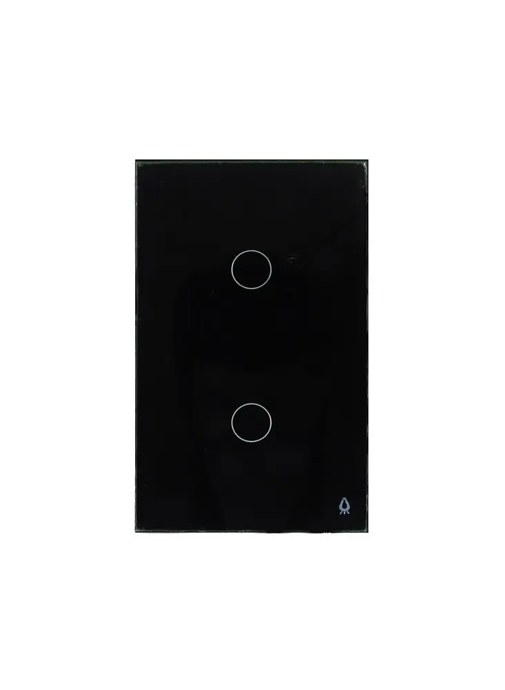 [TIC13] Interruptor doble smart WI-FI (Negro)