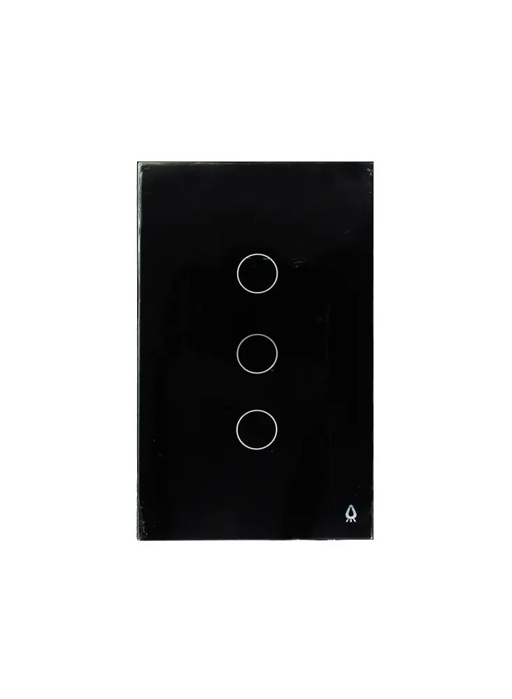 [TIC14] Interruptor triple smart WI-FI (Negro)
