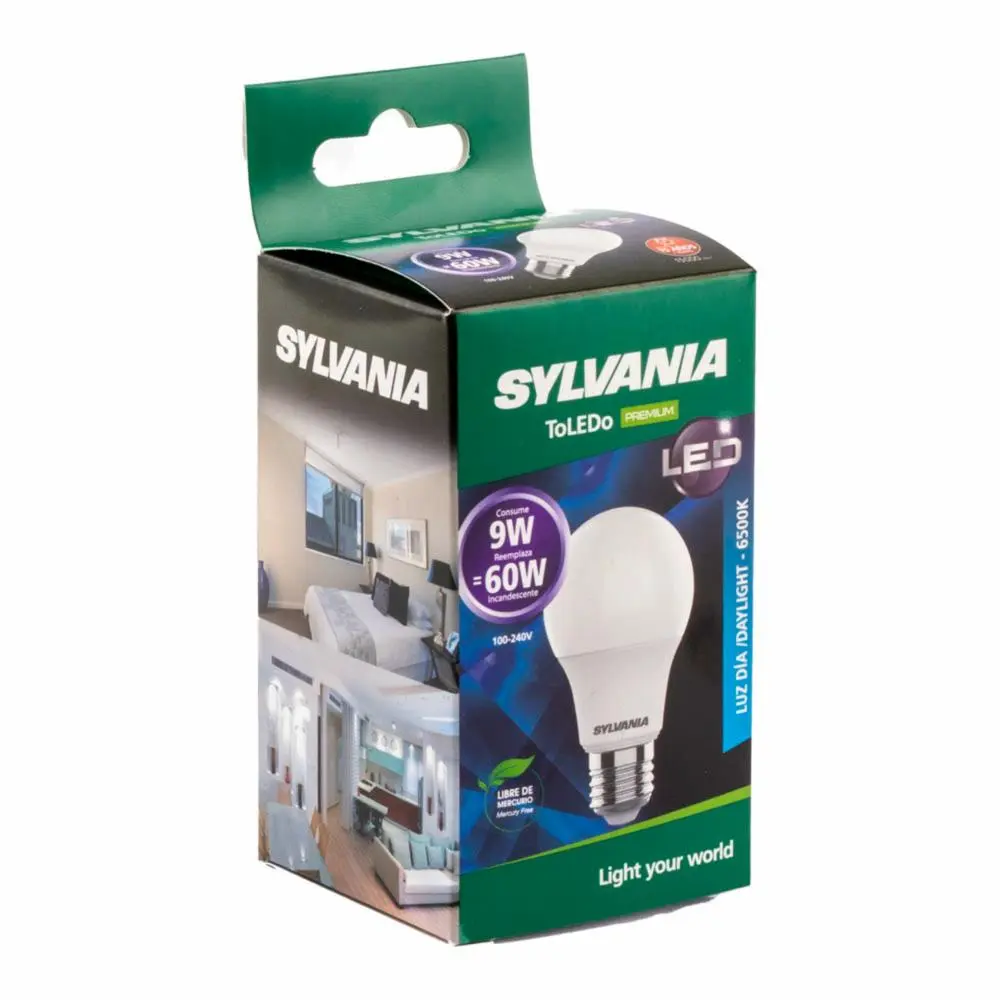 Foco led Sylvania 9W (fría)