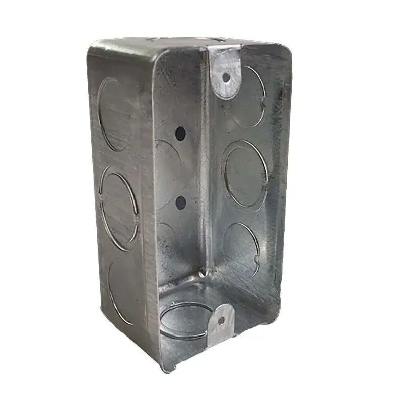 [ME-CA0050] Caja metálica reforzada rectangular 20x40