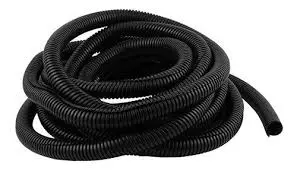 Manguera anillada 3/4 negra