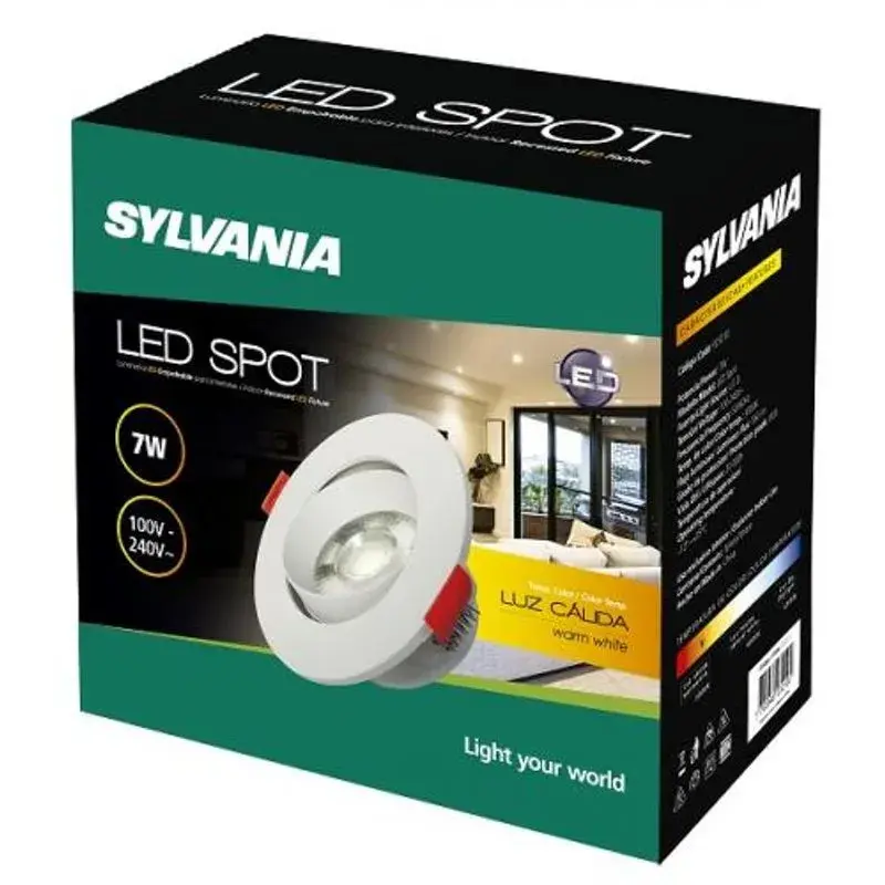 Led spot 7W Silvania (Cálida)