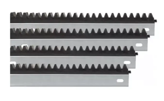 Barra de cremallera linea 1MT blanca