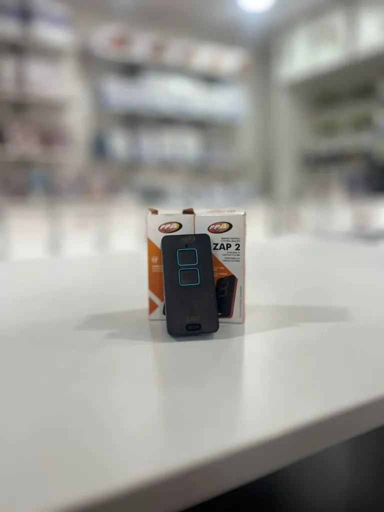CONTROL REMOTO ZAP 2 BOTONES AZUL