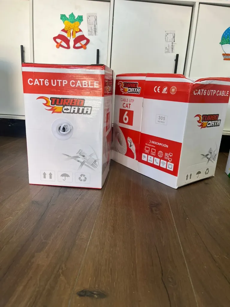 Cable CAT 6E 75% Cobre (rollo)