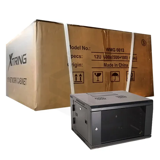 GABINETE COMPACTO12UR PUERTA DE VIDRIO 600X600X635MM