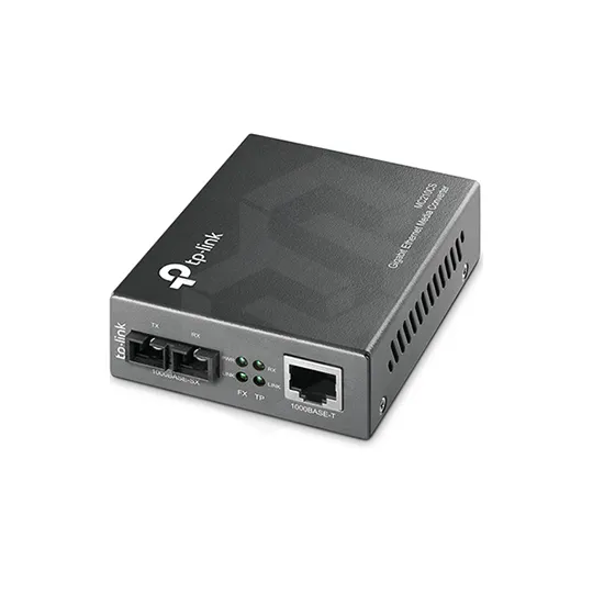 CONVERSOR DE DE FIBRA TPLINK MONOMODO SC GIGABIT