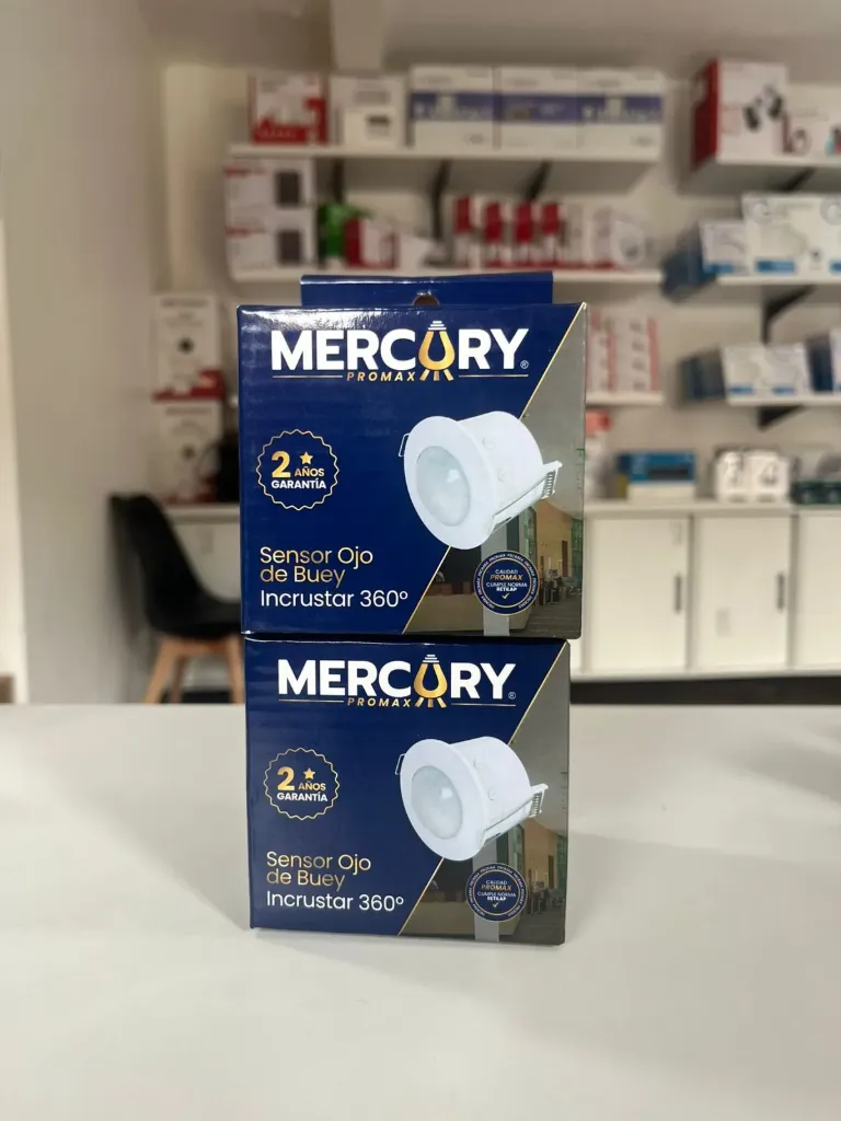 Sensor ojo de buey empotrable techo 360 (MERCURY)
