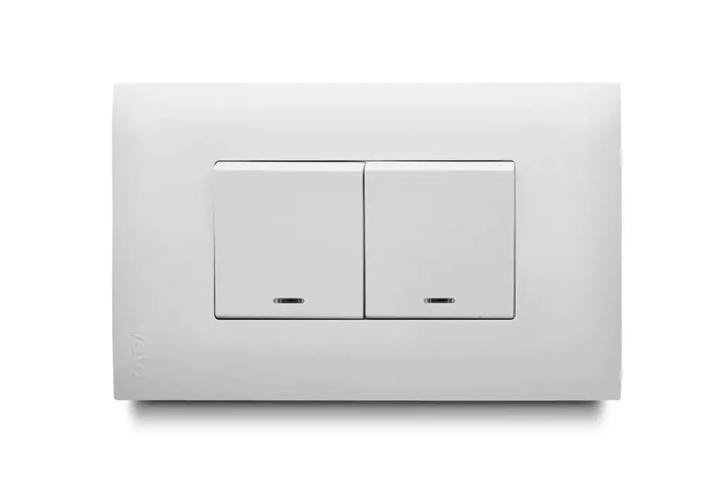 Interruptor doble Veto (blanco)