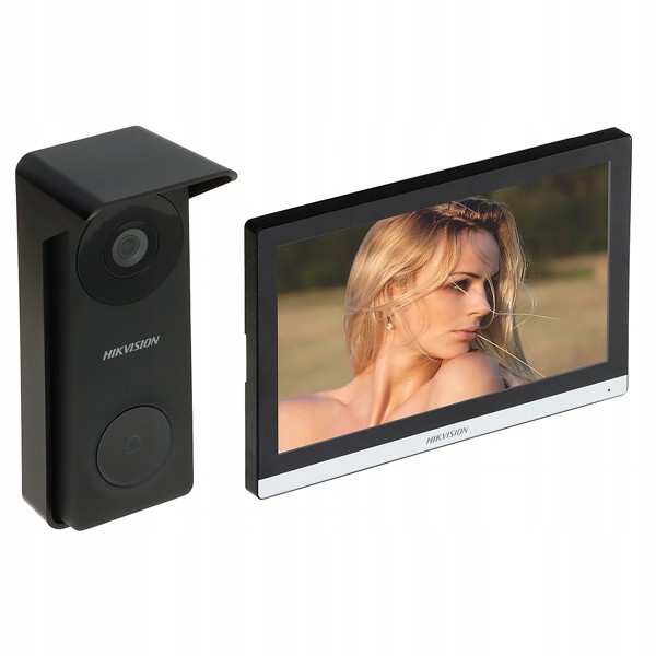 [DS-KIS313-P] KIT VIDEOPORTERO HIBRIDO: 1 FRENTE DE CALLE ANALOGO + 1 PANTALLA IP