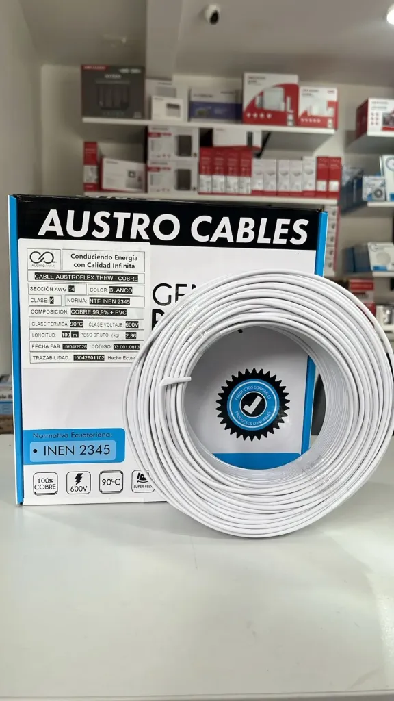 AUSTROCABLE 14AWG BLANCO