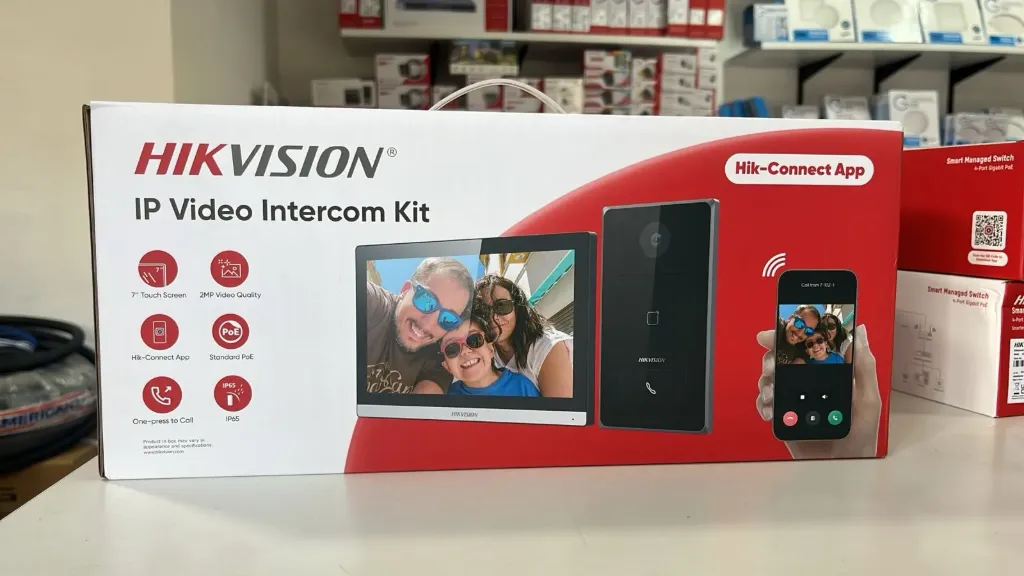 KIT VIDEOPORTERO IP-INCLUYE FRENTE DE CALLE Y PANTALLA-WIFI-POE-IP65