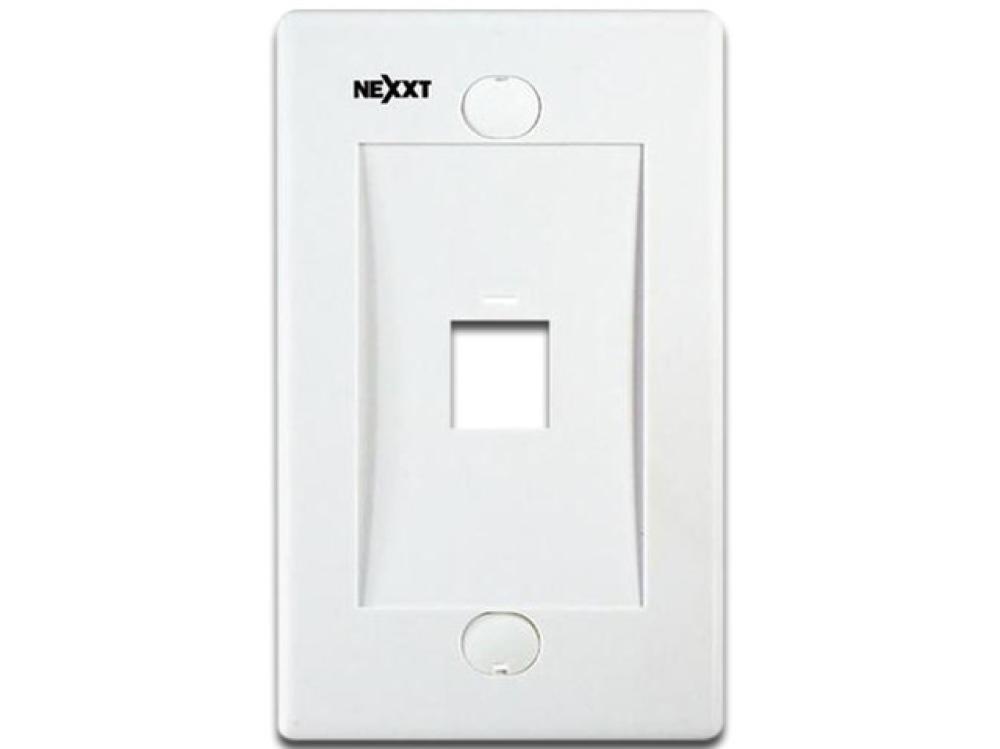 FACE PLATE BLANCO 1 PUERTO