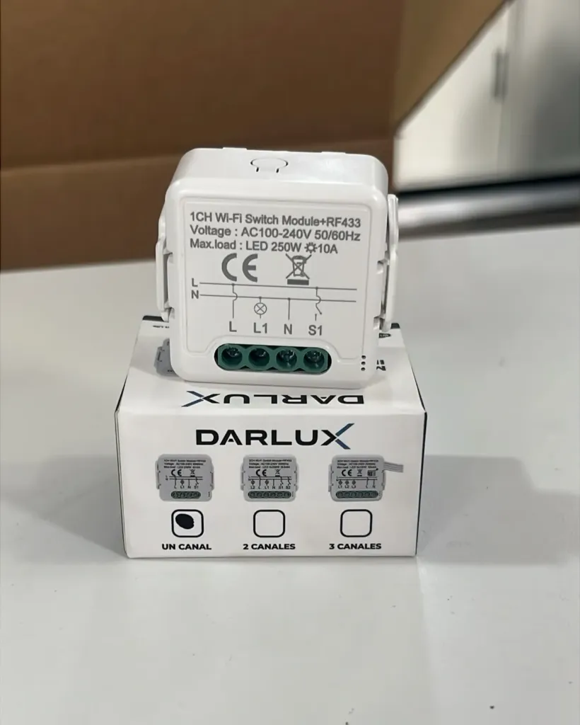 MODULO MINI SWITCH 1 VIA WIFI+RF433