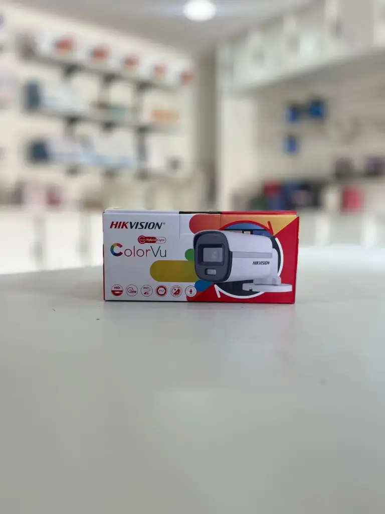 CAMARA BALA HD 1080P 2MP - LENTE 2.8mm 20m IR - IP67 COLORVU - AUDIO (Plástica)