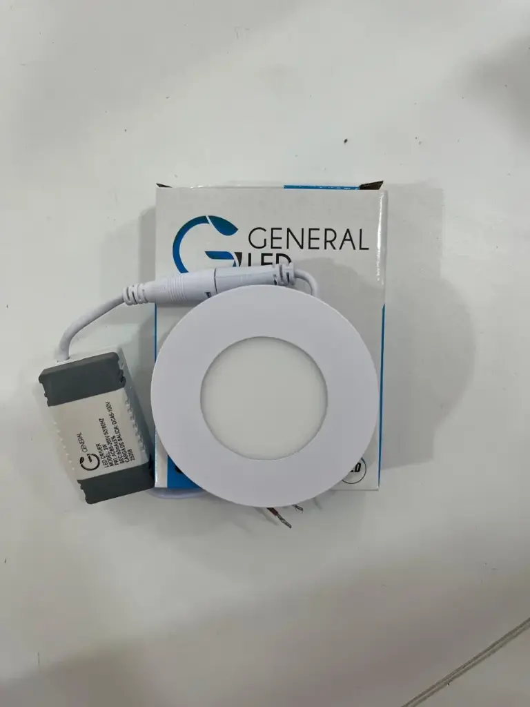 Panel empotrable 3W redondo 3200k (cálida)