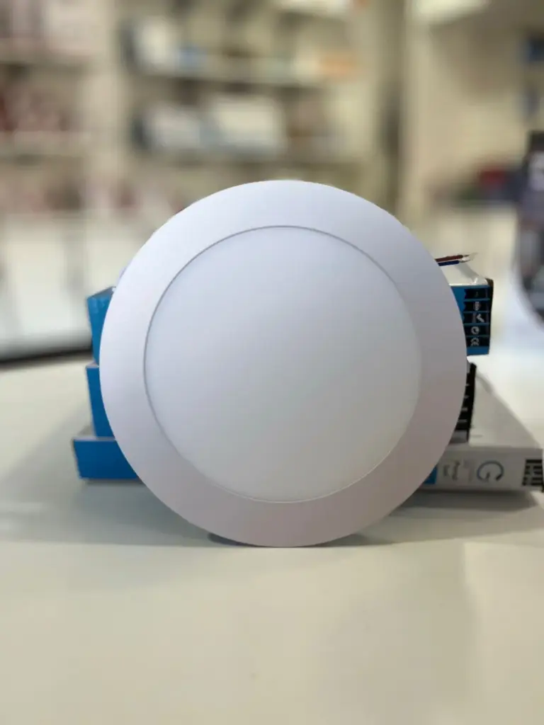 [02.001.0134] Panel empotrable 12W redondo 6500k (fría)